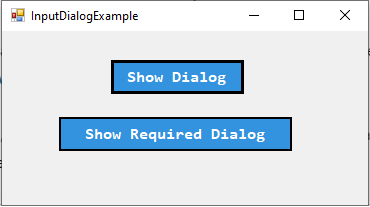 VB.NET Input Dialog Beispiel frmMain