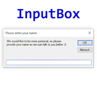VB.NET InputBox Beispiel Beitragsbild