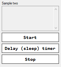 VB.NET Sleep Timer pausieren GUI