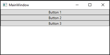 WPF StackPanel Buttons gestapelt darstellen