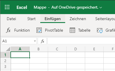 Excel Menü Einfügen