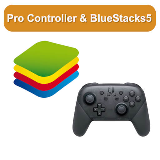 Nintendo Switch pro Controller in BlueStacks verwenden Beitragsbild