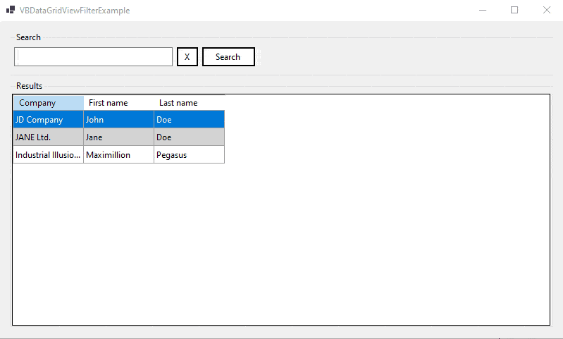 How To Create A Vb Net Datagridview Filter Functionality In 2022 4807