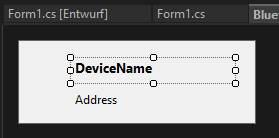 Bluetooth Windows Forms App UserControl