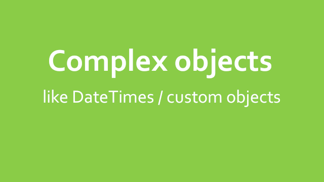 How to format datetimes or custom objects