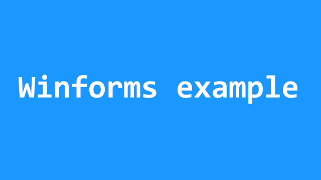 Windows Forms Example - rskibbe.Validation